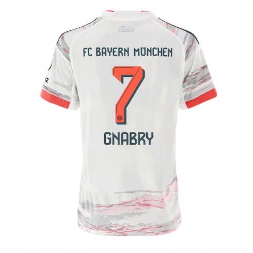 Ženski Nogometni dresi Bayern Munich Serge Gnabry #7 Gostujoči 2025-26 Kratek Rokav